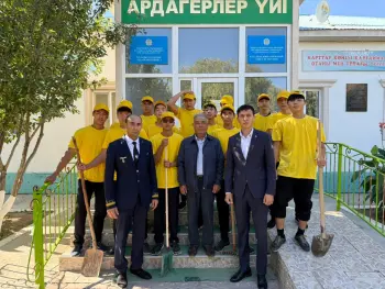 The project "Enbek alleyasy" (Alley of Labor)